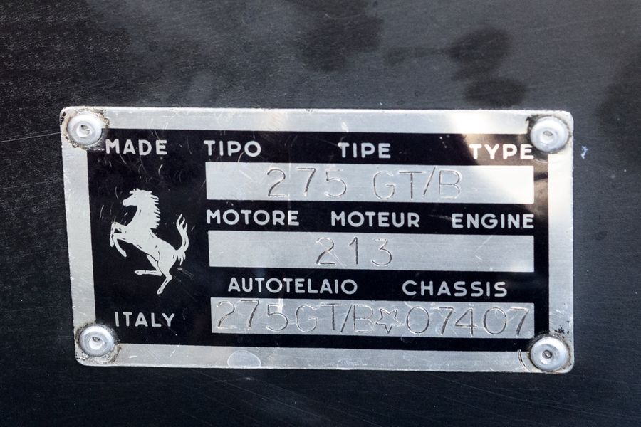 1965 RHD Ferrari 275 GTB Clienti Competizione Short Nose